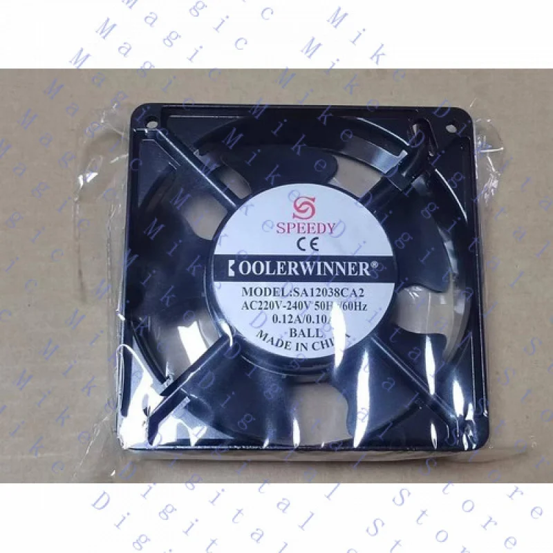 

UU 1PC Large Airflow Cooling Fan SA12038CA2 220V-240V 0.12/0.10A 120*38MM