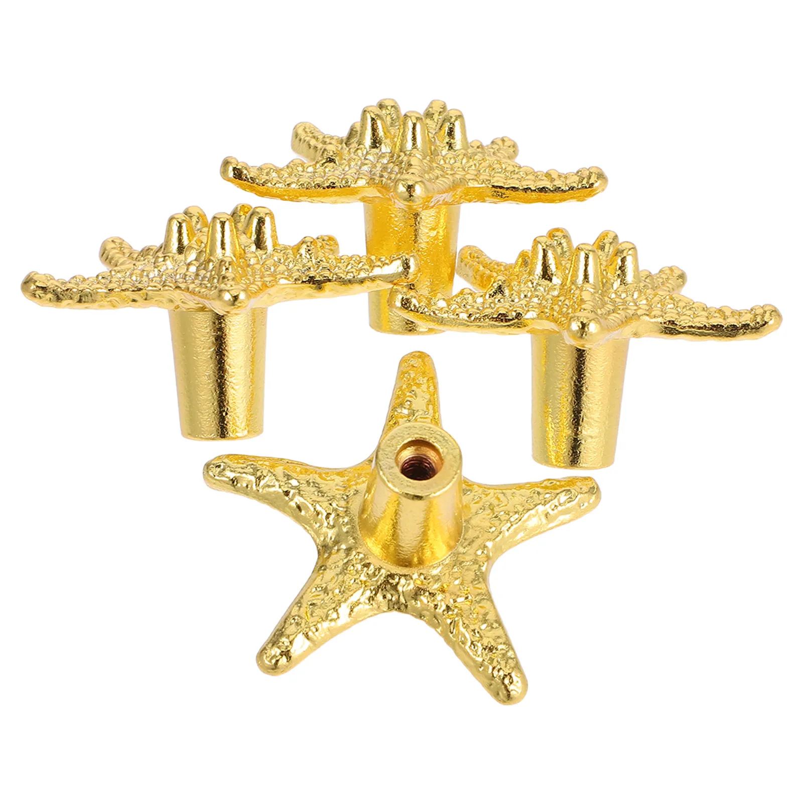 

4pcs Star Shaped Drawer Pulls Zinc Alloy Cabinet Handles For Bedroom Modern Kitchen Furniture Hardware Decorative