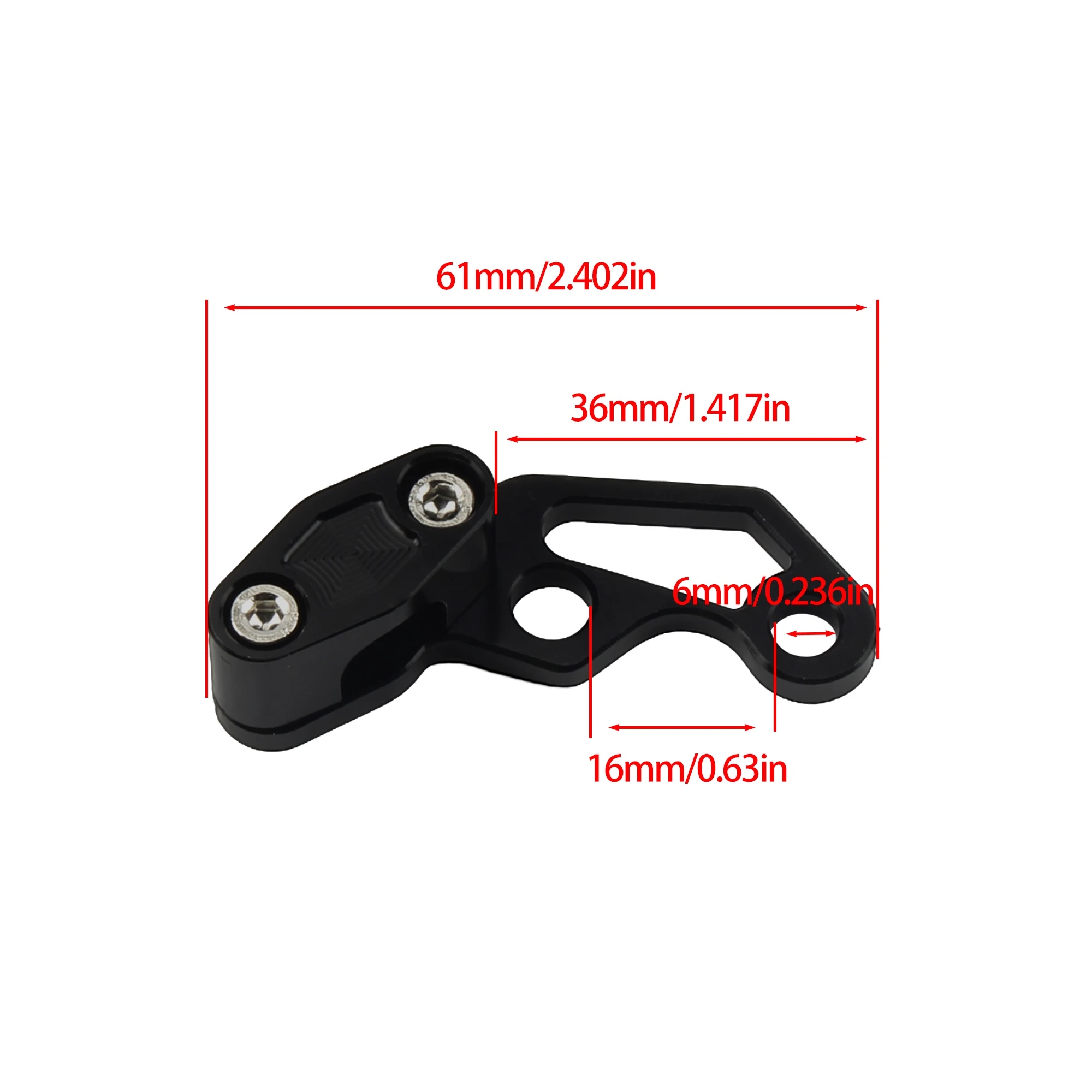 Universal Motorcycle Brake Hose Clip Aluminum Alloy Oil Pipeline Clip For Motorbike Moped Dirt Bike Motocross Accessories Refit