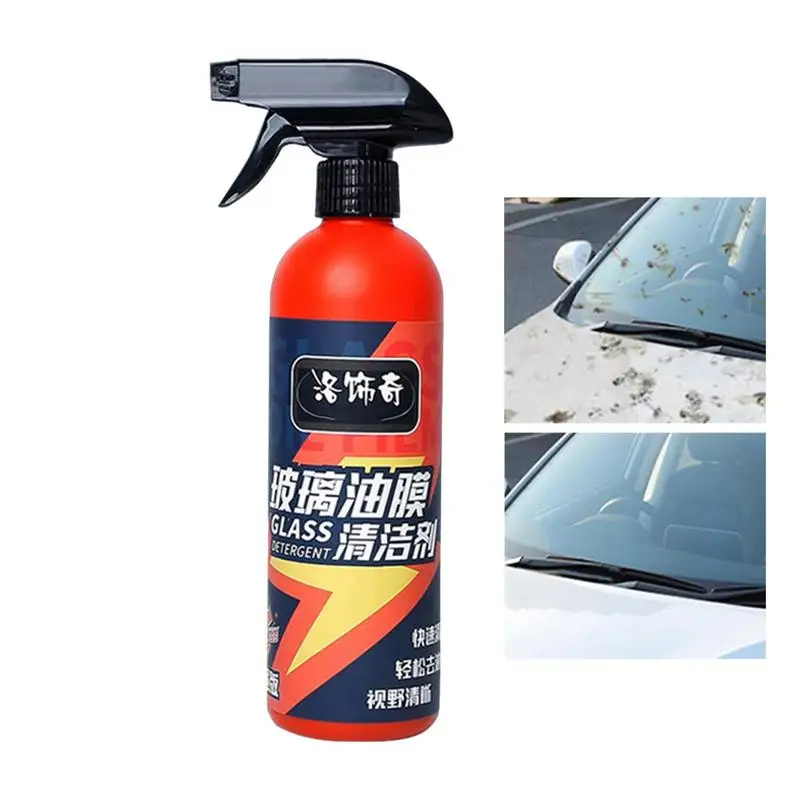 

Car Oil Film Cleaner 500ml Glass Film Removal Paste Auto Glass Polish Oil Remover Glass Stripper Water Stains Remover Auto Glass