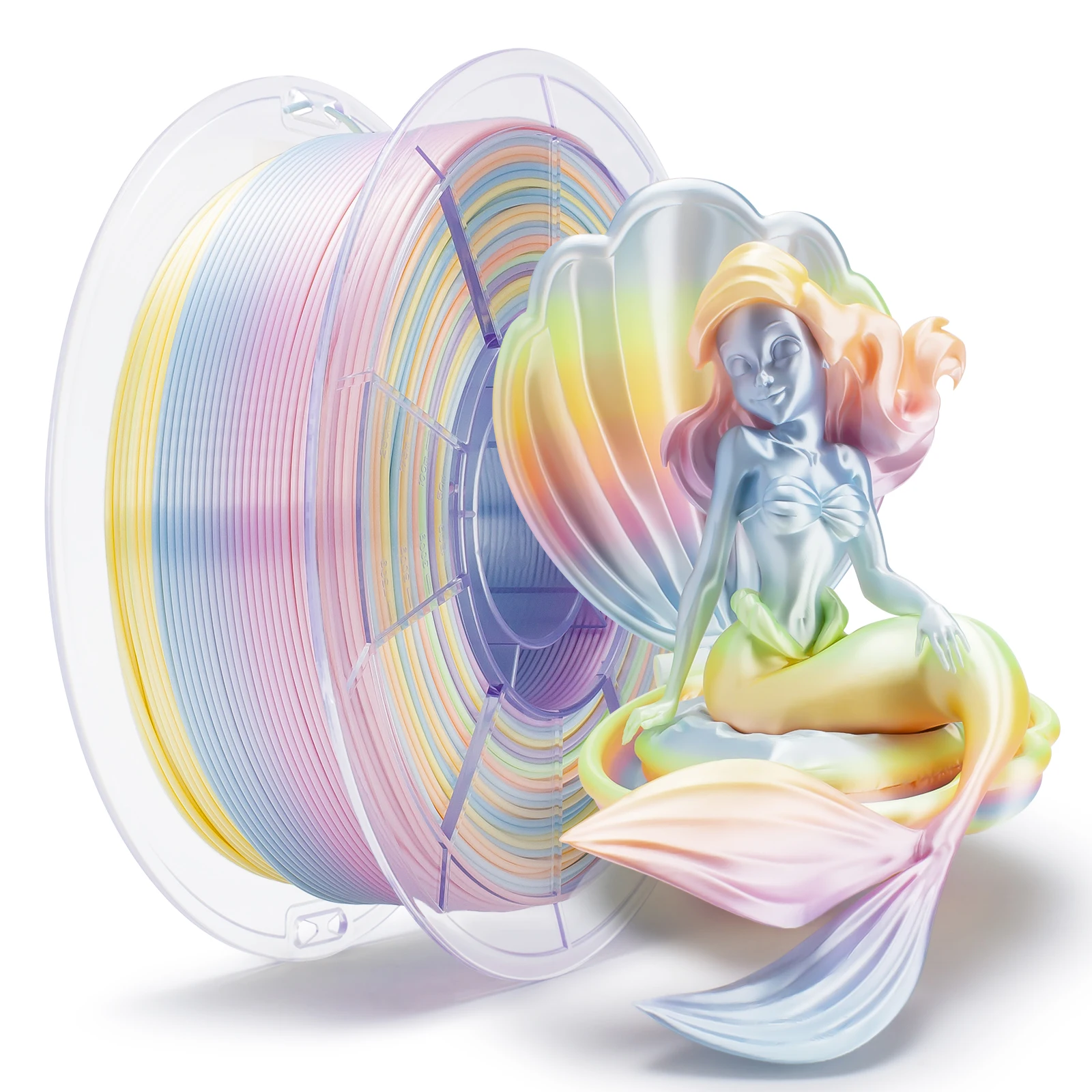 ZIRO PLA Filament Rainbow Candy Multi-color Gradient Silk PLA 3d Printer Filament Pla 3d Printing Filament