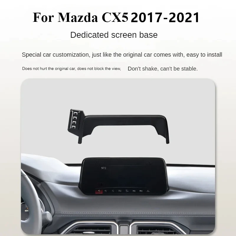 For 2017-2022 Mazda CX5 CX-5 Car Screen Phone Holder Wireless Charger Navigation Modification Interior 7/10.25 Inch Size