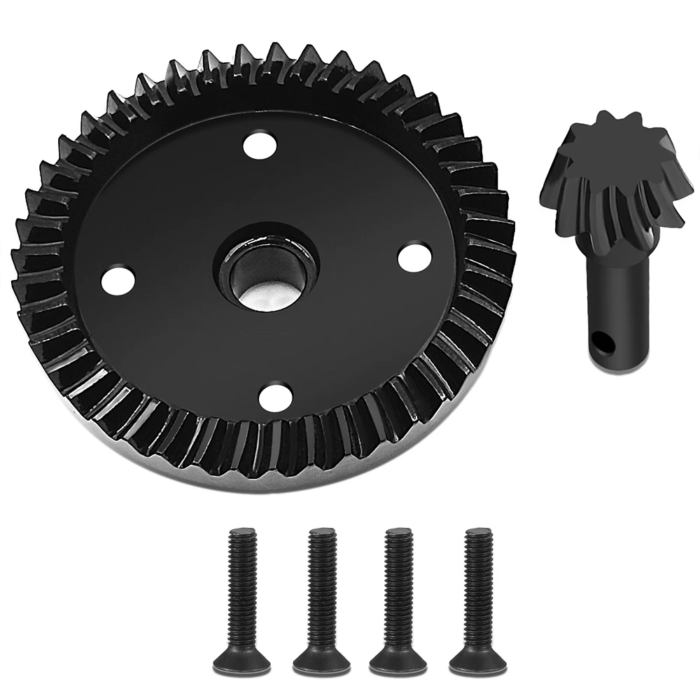 AXSPEED Steel Diff Gear 10T 43T Front Rear Transmission Differential Gears for 1/8 SLEDGE 4WD Monster Truck Car Parts