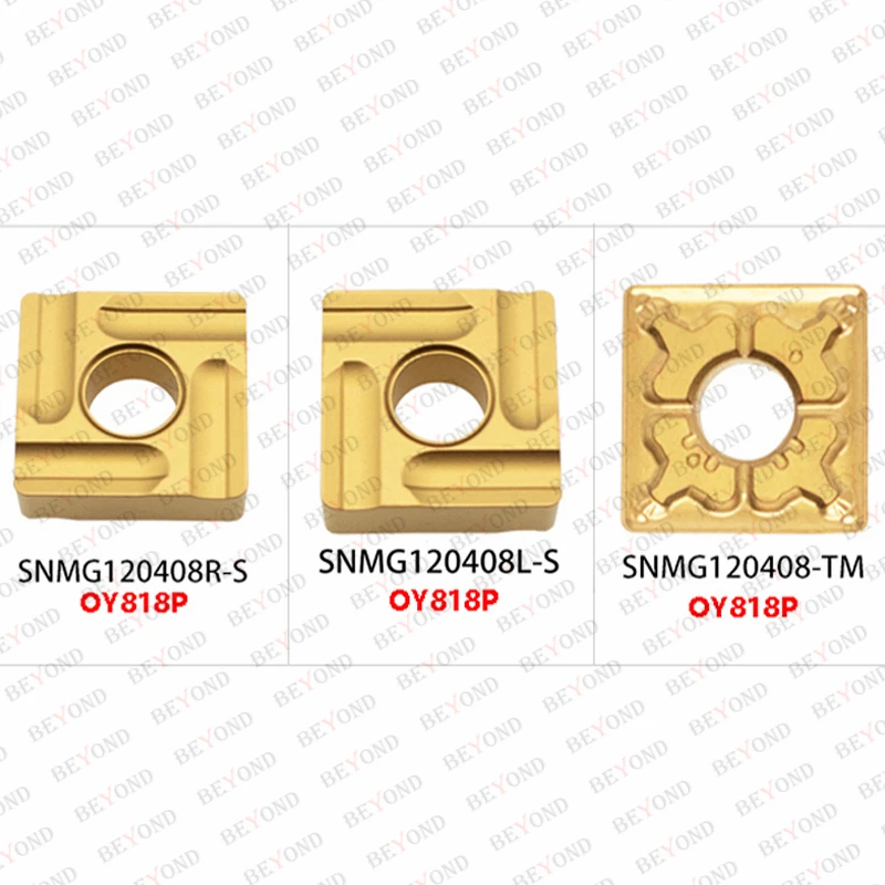 BEYOND SNMG120404-HA-HS SNMG120408-MA-MS Milling Carbide Insert Turning Cutter SNMG 120404 120408 SNMG120408R SNMG120408L