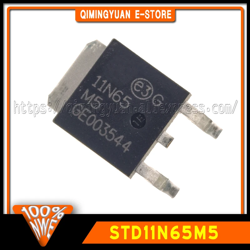 

10 ~ 100 шт./лот STD11N65M5 TO252 11N65M5 11N65 100% новый оригинал на складе