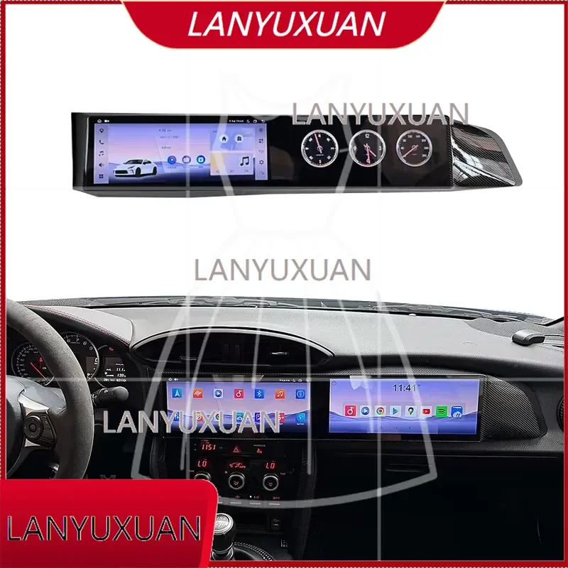 10.25inch Dual Screen Car Radio 8667 4+64GB Left Hand Drive Headunit Upgrade for 86 BRZ 2013-2019
