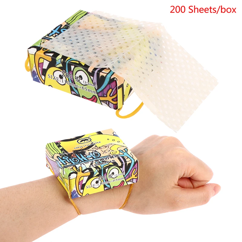 200Sheets Professional Salon Disposable Neck Paper Hairdresser Hair Cutting Accessories Barber Hair Styling Tools Necks Covering