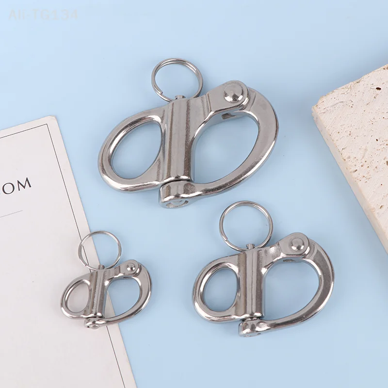 Manilhas de pressão fixas de aço inoxidável 316 Manilhas de pressão de fiança com pino de liberação rápida