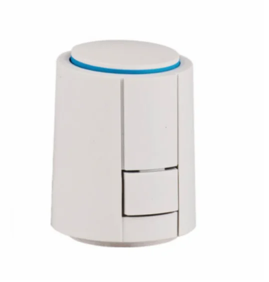 5 pces 230v 24v normalmente fechado atuador elétrico térmico normalmente aberto para válvulas de água distribuidor no sistema de aquecimento de piso