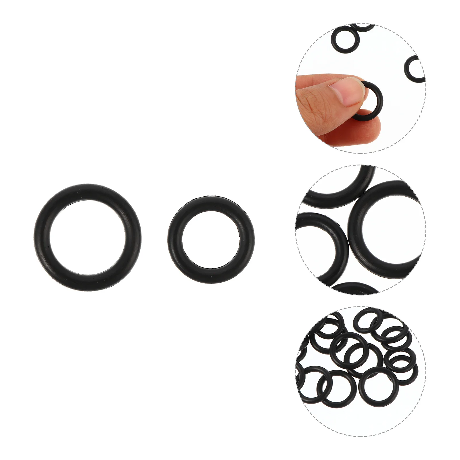 

40 pcs Cleaning Machine Sealing Ring Rubber O-Shape Ring Washer Seal Gasket For High Pressure Washer Appliance Parts