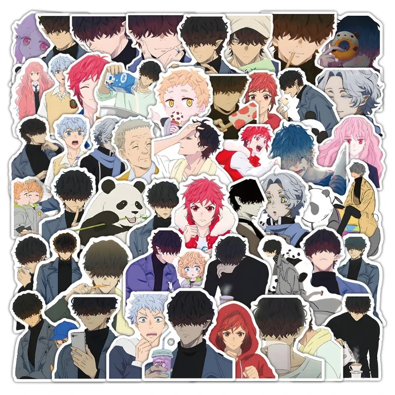 50/30/10 PCS New Popular TV Cartoons 2D Characters Decorative Mobile Phone Stickers Stationery Stickers Stickers Art Aesthetic