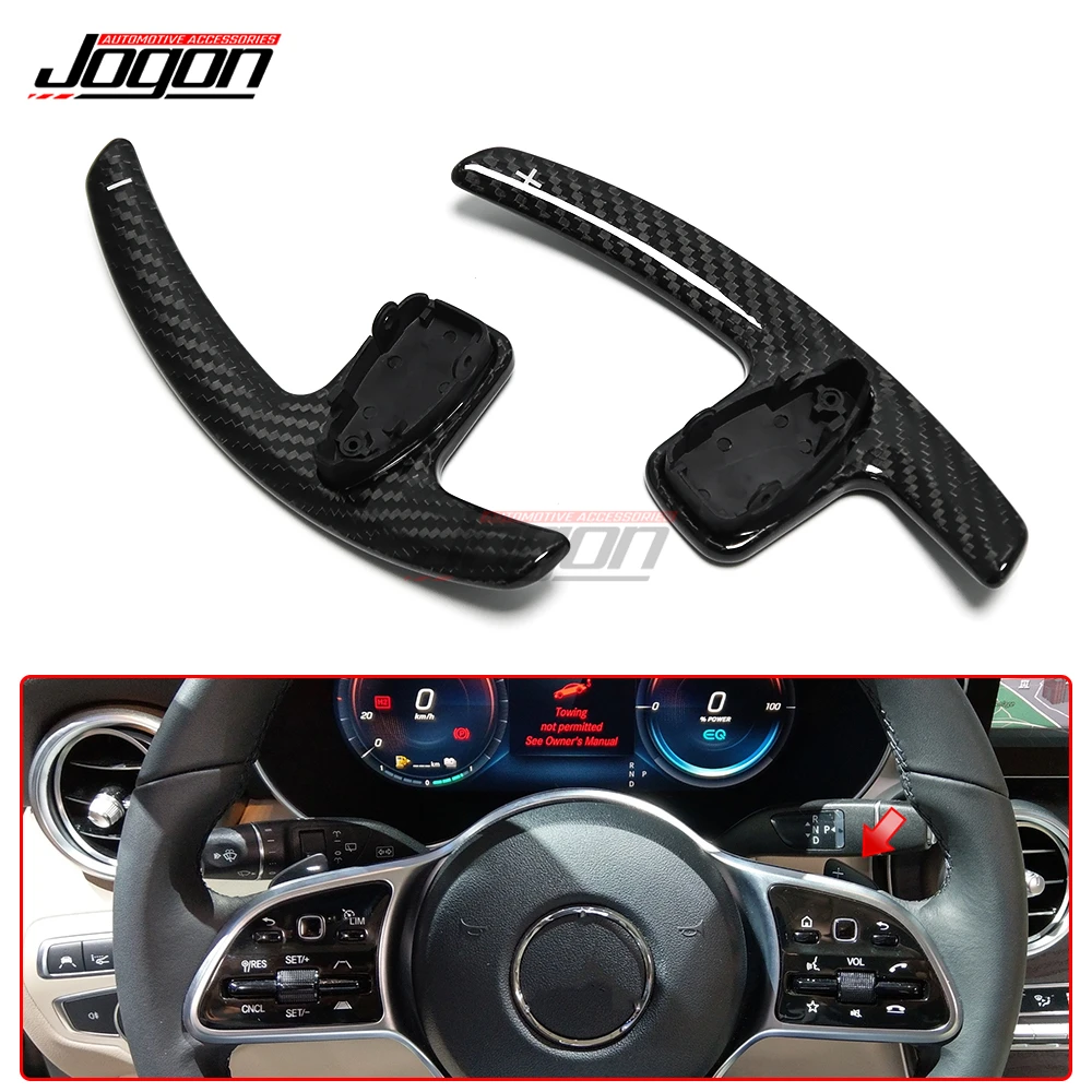 Carbon Fiber Lenkrad Shift Paddle Shifter Ersetzen für Mercedes Benz C E S GLE CLS GLC Klasse W205 W213 W222 W166 C218 X253