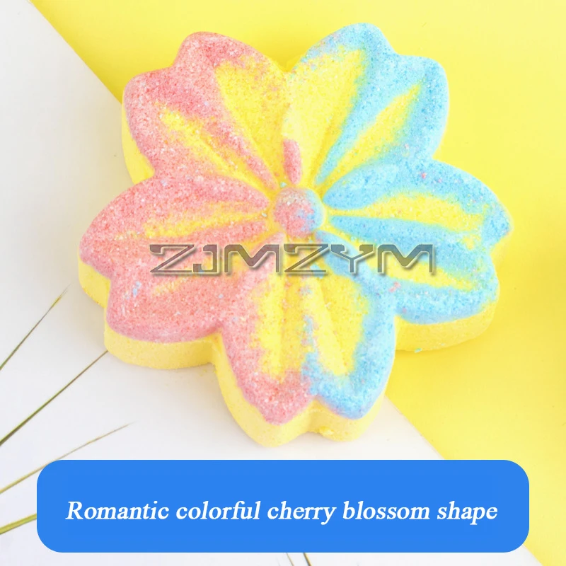 3Pcs Colorful Cherry Blossom Bath Ball High Permeability And Easy Absorption Essential Oil Dried Flower Bath Salt Bath Ball
