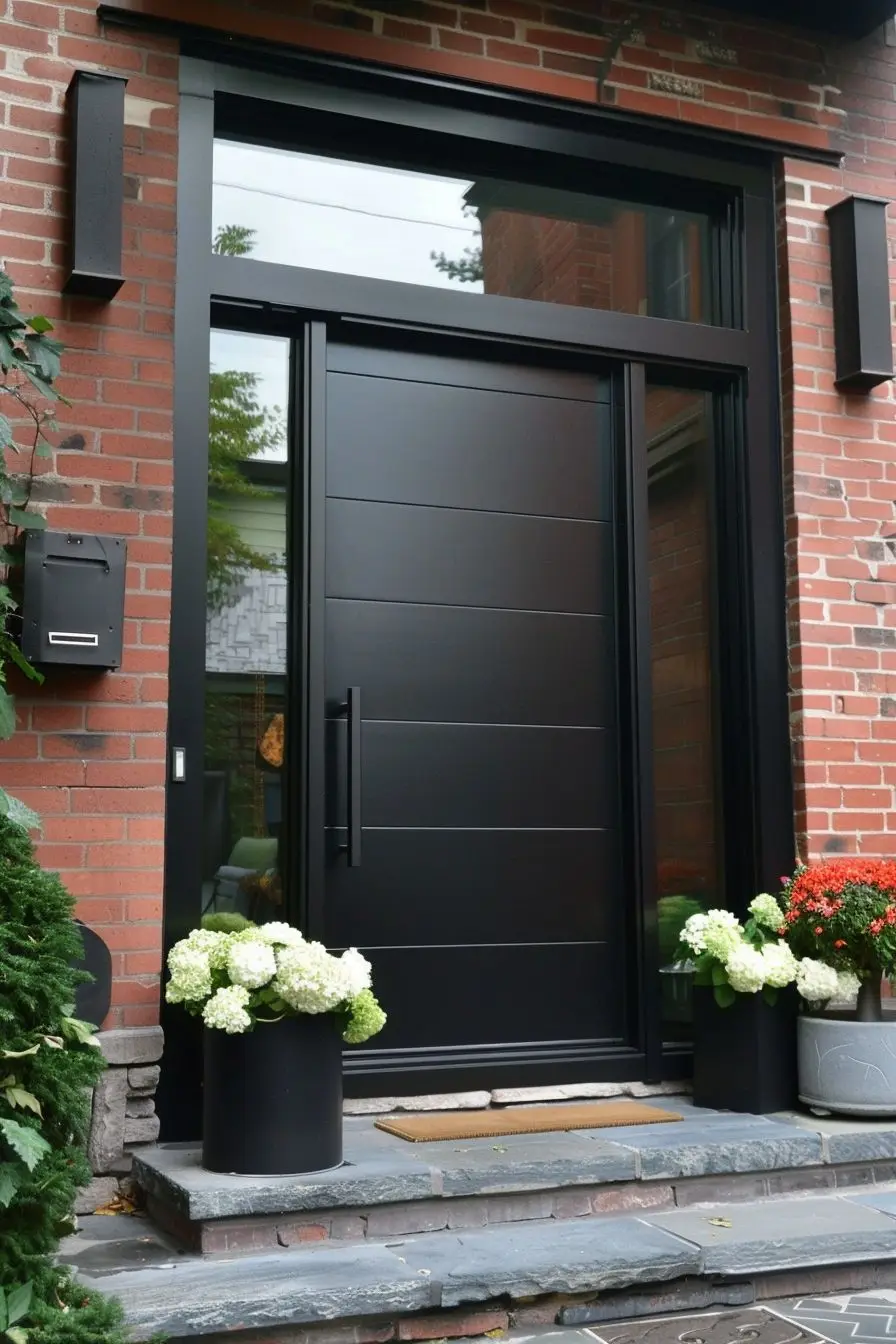 Customized Aluminum Frame Glass Pivot Door Exterior Front Entry Door for House Soundproof Aluminum Entrance Revolving Doors
