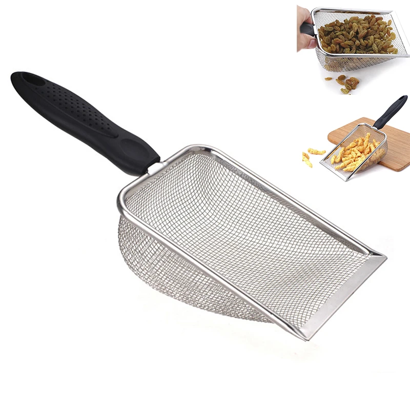 مغرفة فضلات القطط من الفولاذ المقاوم للصدأ ، أداة تنظيف الحيوانات الأليفة ، المعادن ، سبائك الألومنيوم ، مقبض متين ، مجرفة البراز