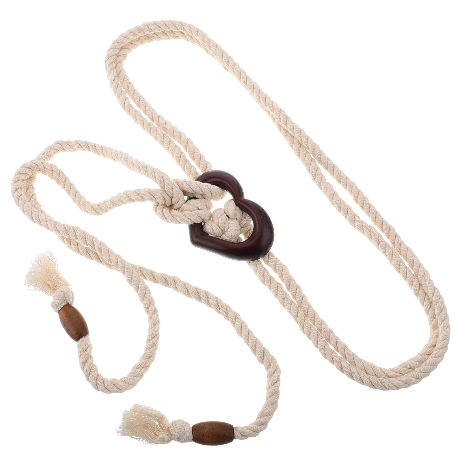 Braided Rope Waist Chain Belt for Dress Girl Tie Belts Women Boho Style Fancy Costumes Props