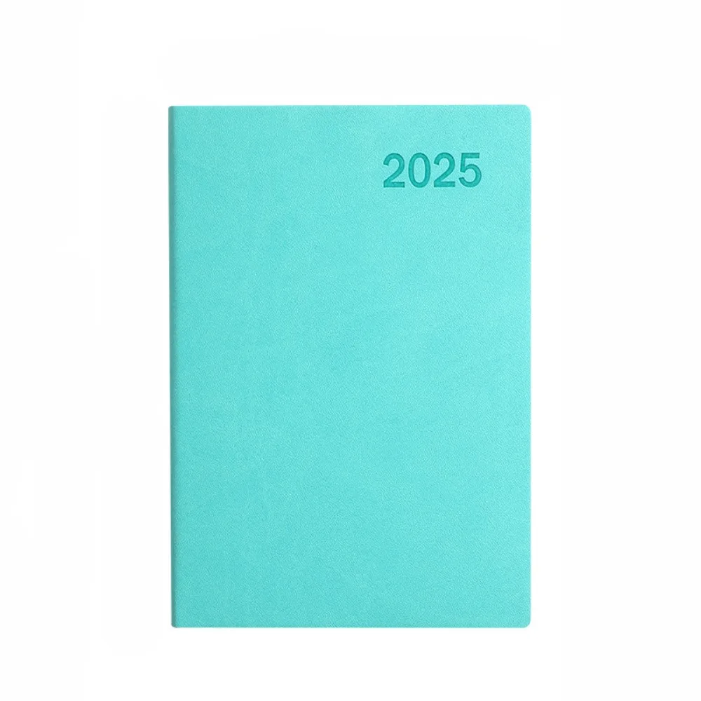 A5 2025 Planner Notebooks 312pages 7 Colors 2025 English Spanish Agenda Sketchbook 365 Days Diary Writing Pads