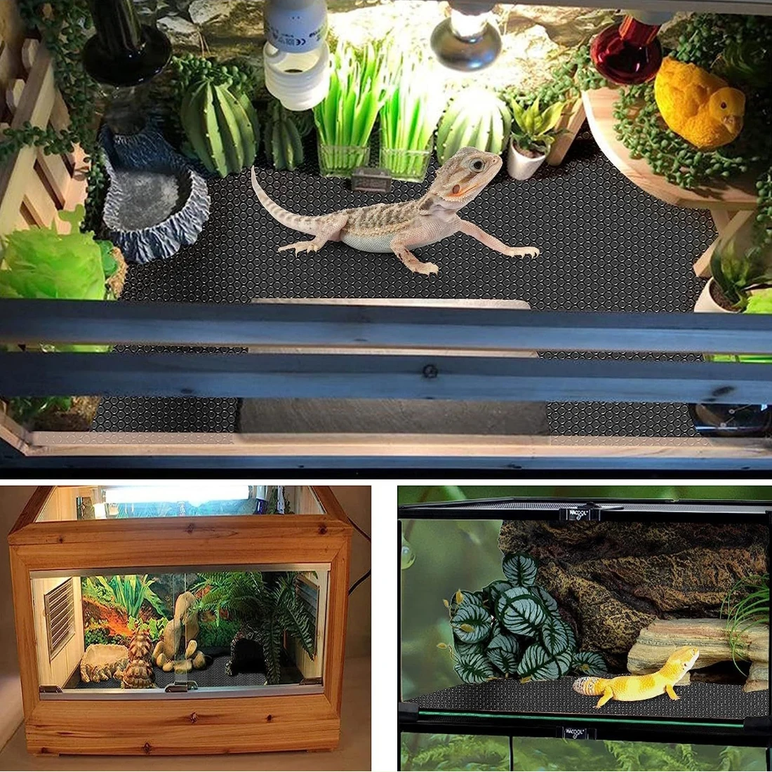 

Pet Crawling Mat Reptile Tank Pad Climbing Animals Breeding Accessories reptile tank accessories lizard accessories