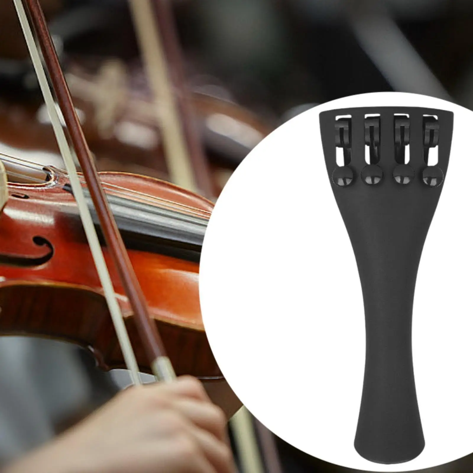 Violin Tailpiece String Adjuster for Easy Handling and Stability