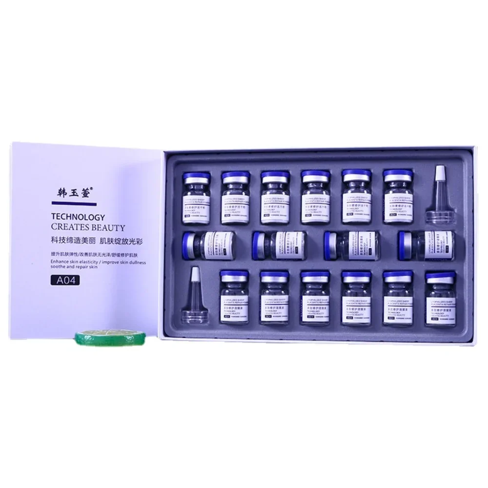 Sheep Placenta Freeze-Dried Powder Set Highly Active Rejuvenation Anti-wrinkle Oligopeptide Anti-Aging Brightening Skin Care Set