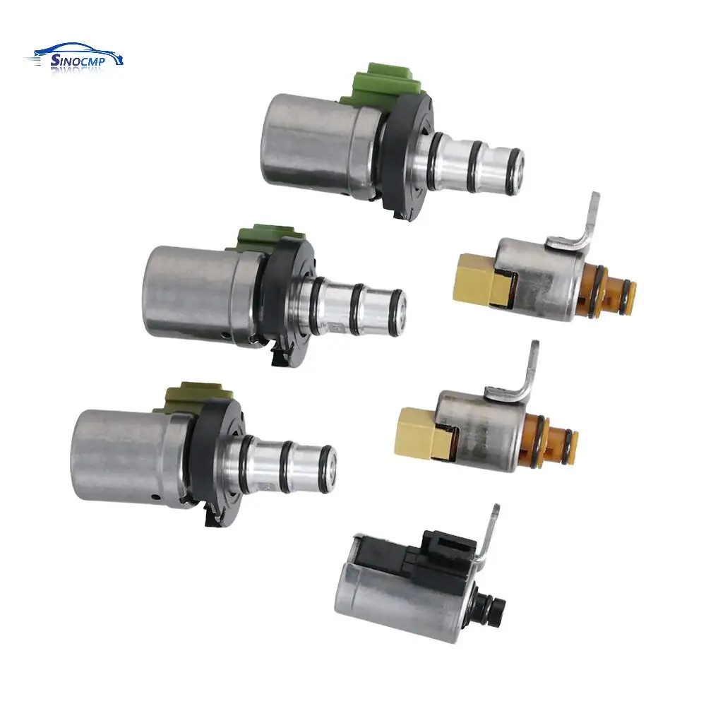 

1 Set 6 PCS 4-Speed Auto Transmission Solenoid Kit 48420K-R 4F27E FN4A-EL For Ford Mazda FNR5 Car Engine Replacement Parts
