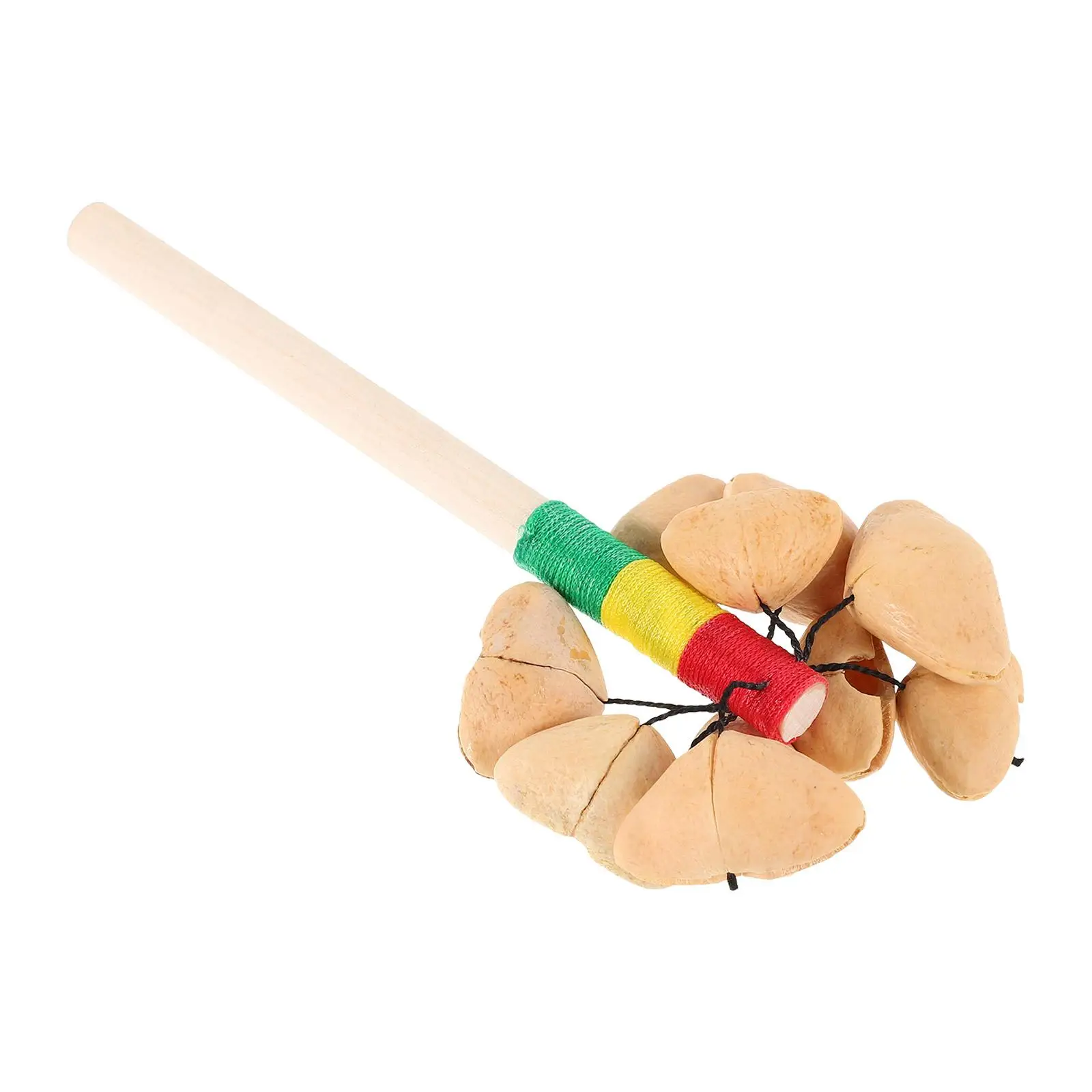 

Fruit Shell H Rattles Natural Wood Baby Toddler Percussion Toys H made Music Rhythm Learning Traditional Rattle Infant