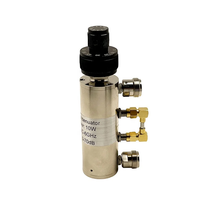 A2 Adjustable Attenuator 0-100db 50Ohms High Frequency Dual Step Rotary Varialable Attenuator
