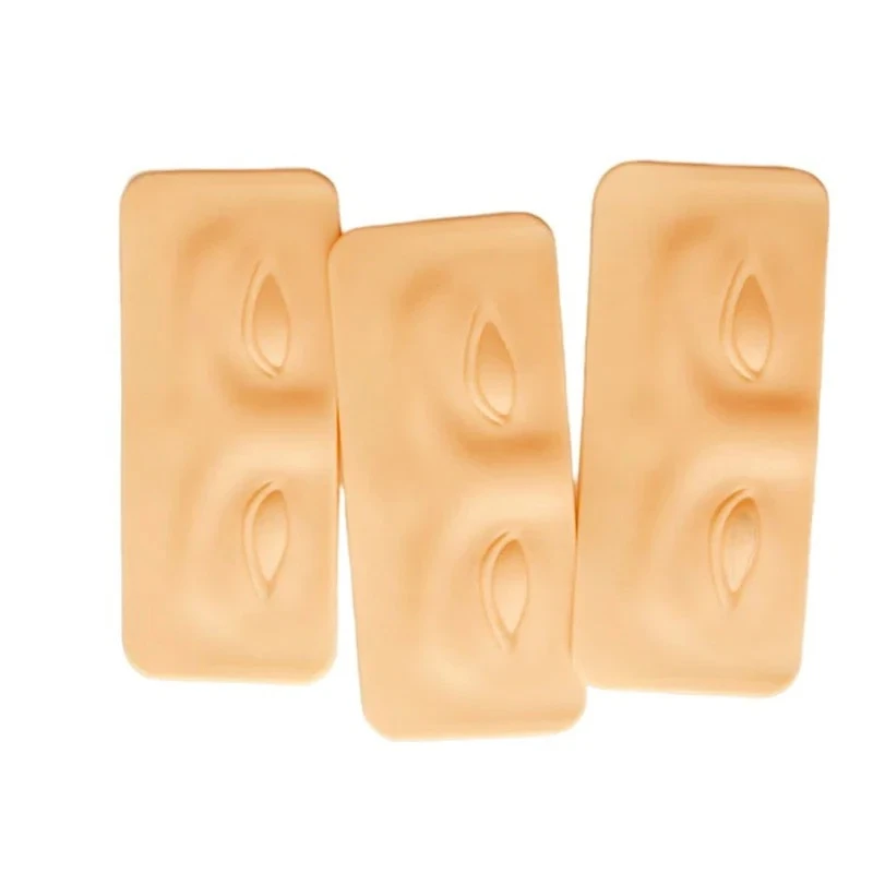 

Makeup Practice Board Eyebrow Tattoo Practice Skin Eye Face Training for Makeup Beauty Cosmetic Silicone Practice Pad 1pcs