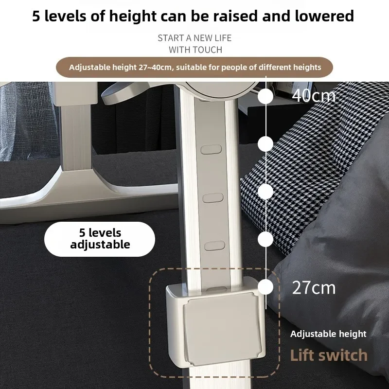 Foldable bed small table laptop computer table multi-functional student dormitory desk, home study small table