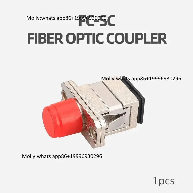 Fiber Optic Adapters Coupler Flange Hybrid SC to FC Fiber Optic Adapter Connector Suit Connect Fiber Optic Patch Cords