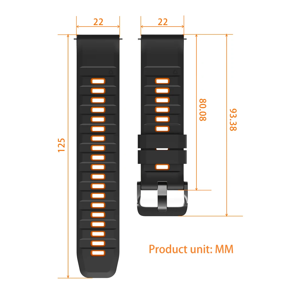22 مللي متر حزام رياضي ثنائي النغمة لساعة Xiaomi Mi 2 Pro Band S4 S1 لون 2 سوار سيليكون Amazfit BALANCE 2/Bip 6 5 22 مللي متر Correas