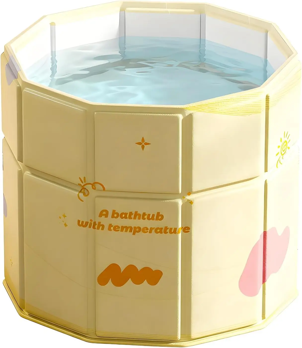 

Портативная ванна для взрослых 27,5x27,5 дюймов, складная ванна для холодных процедур, не требующая установки, для душевой кабины, B