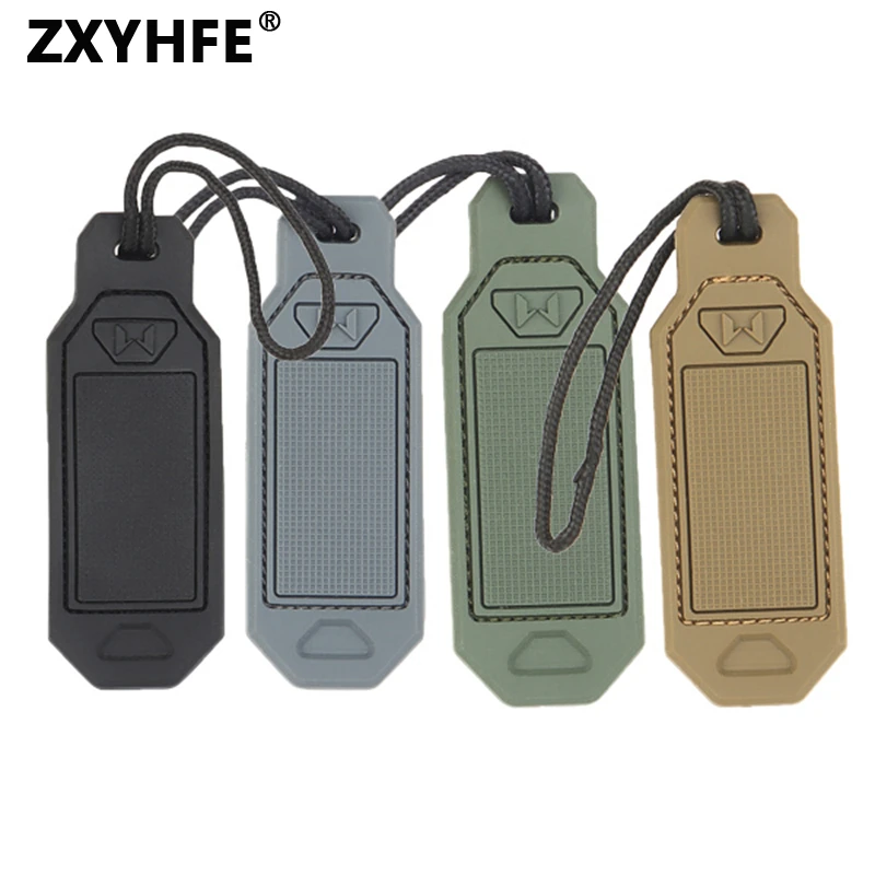 ZXYHFE Tactical Camping Personalized Tag 4pcs CS Wargame Equipment Hunting Sports Accessories Outdoor Decorations Collectibles