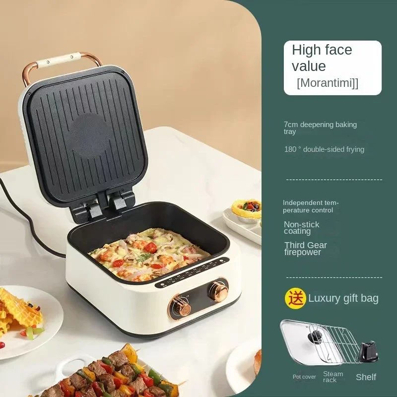 

Multifunctional Electric Baking Pan Deepening Electric Chafing Dish Griddle Double Side Heating Pancake Maker Non-Stick Barbecue