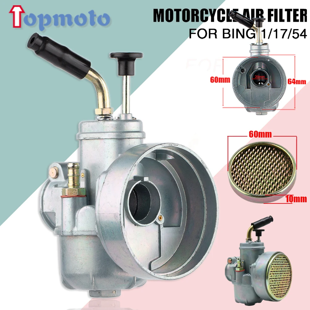 

17mm Motorcycle Carburetor Air Filter For PUCH 17 Bing Dax Replacement BIKE New carburador Moped Bike Fit PUCH 17mm Carb Bing