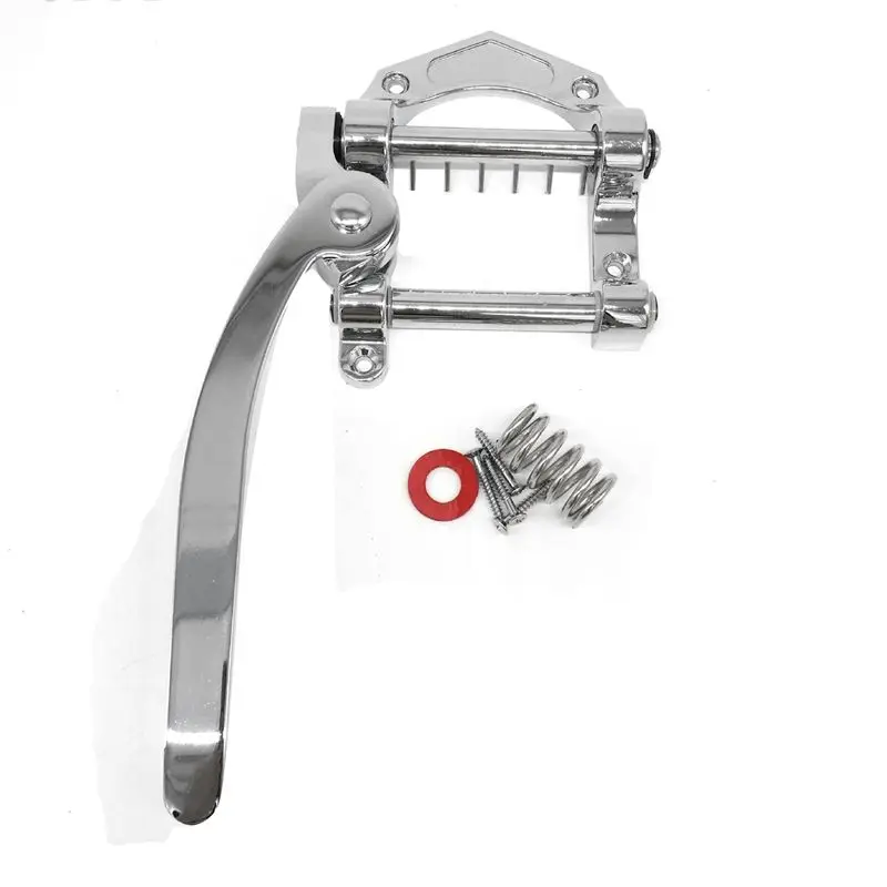 XFDZ Pequeña Unidad de Trémolo para Guitarra Eléctrica SG LP, Accesorio Musical (Plateado)