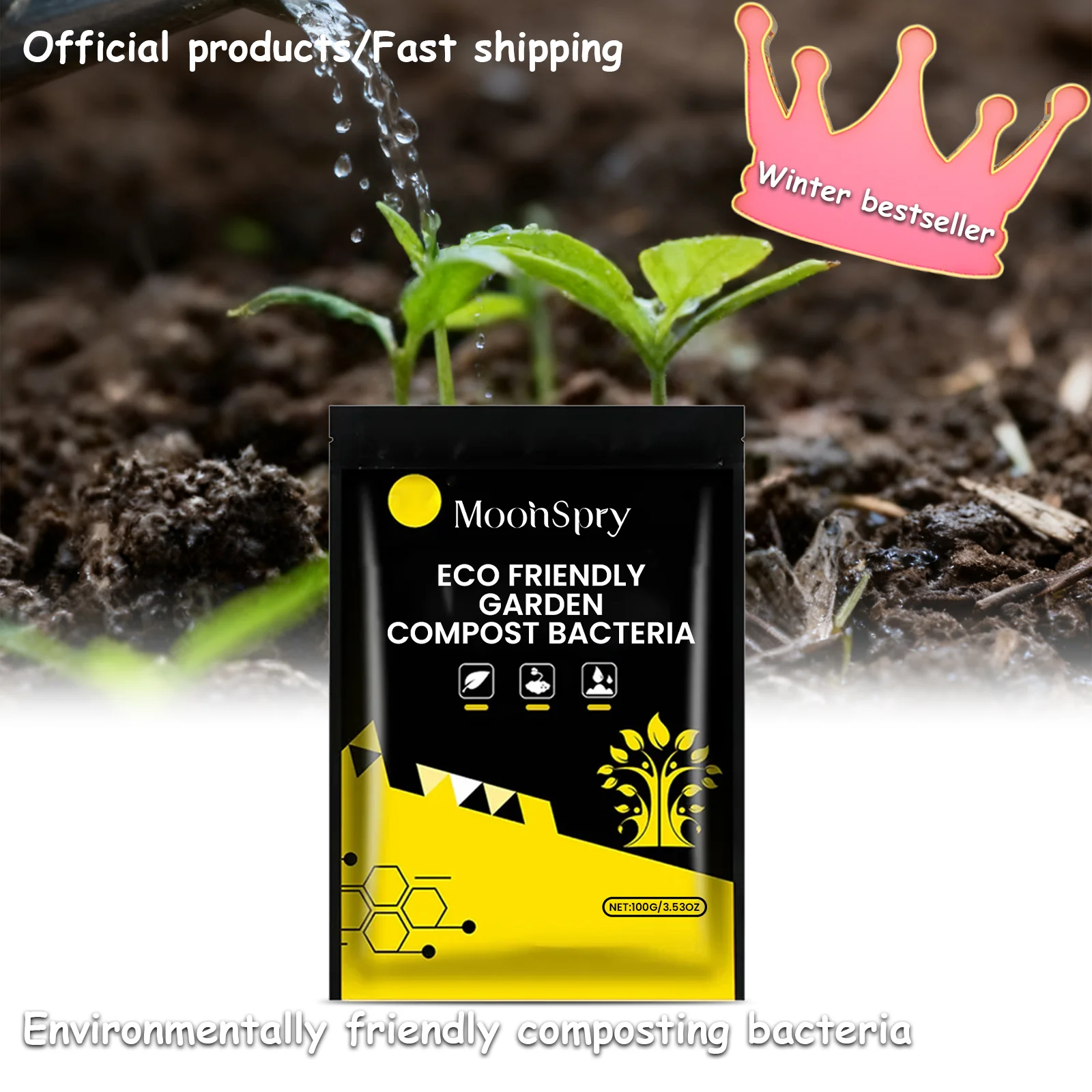 Environmental Composting Bacteria Agricultural Planting Powder Daily Plant Root Protection Crop Absorption Maintenance