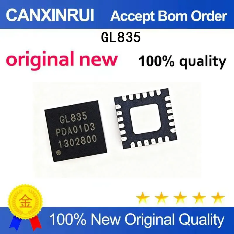 (5 Pieces) Brand new GL835S-OGY03 GL835S GL835-OGY03 GL835 QFN24 spot chip IC