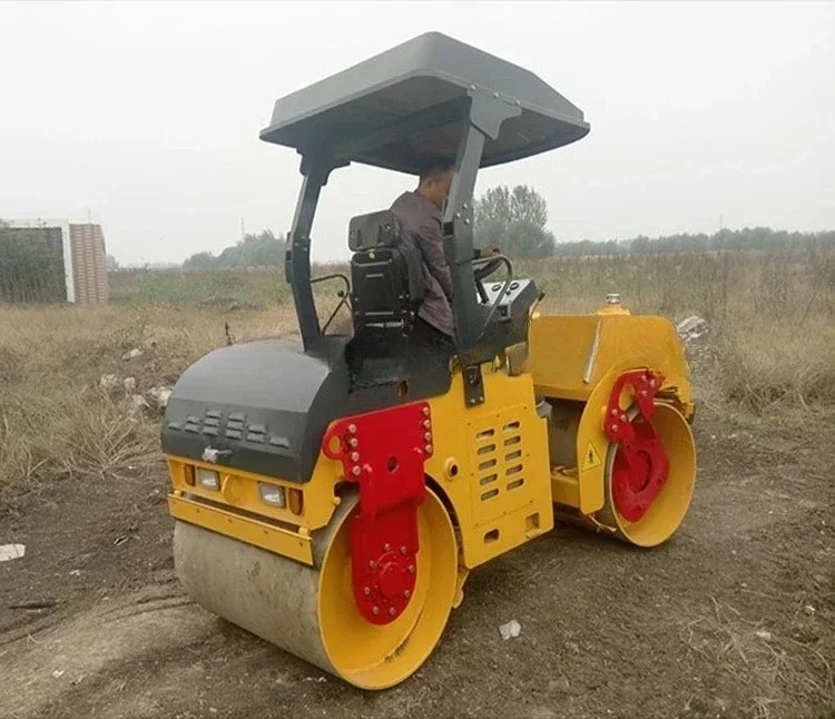 Dubbele Smooth Drum Road Roller Bestratingsmachine