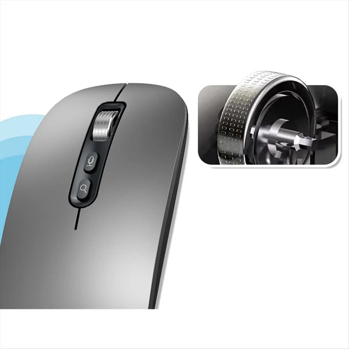 AI Smart Voice Mouse Voice to Text Mouse Rechargeable 2.4G Wireless Bluetooth Mouse Voice Input Mouse for Laptops,A-A20R image 6