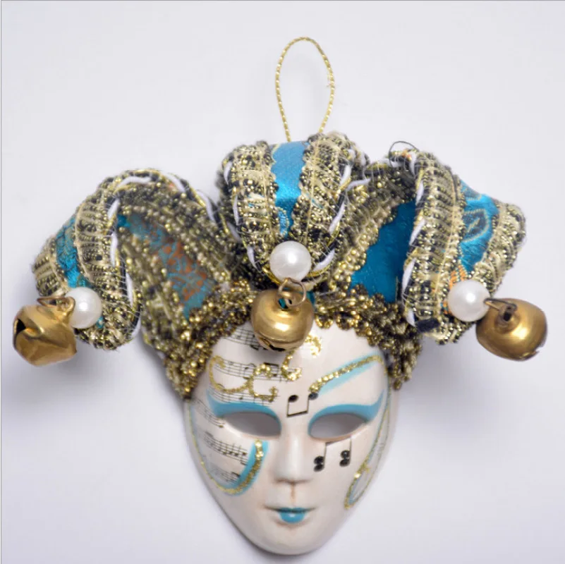 Daily Venice Mask New Cute Clown Full Face Mini Mask Pendant