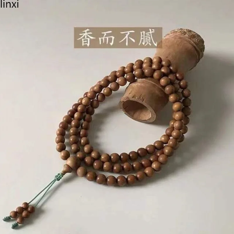 

Laoshan 108 Buddhist Prayer Beads Sandalwood Necklace Unisex Bead Bracelet