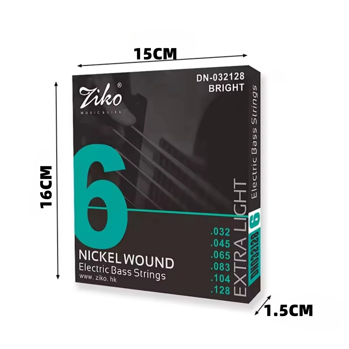 Ziko Extra Light Bass Strings: DN Series Multi-Specs, Suitable for Different Bass Models