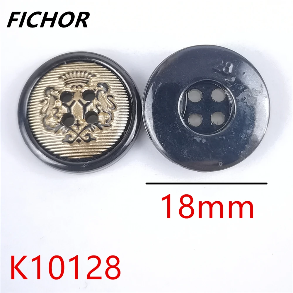 10/20pcs 18mm 4 Holes Resin Buttons For Clothing Coat Sweater Suit Cardigan Sewing Accessories Vintage Decorations Wholesale
