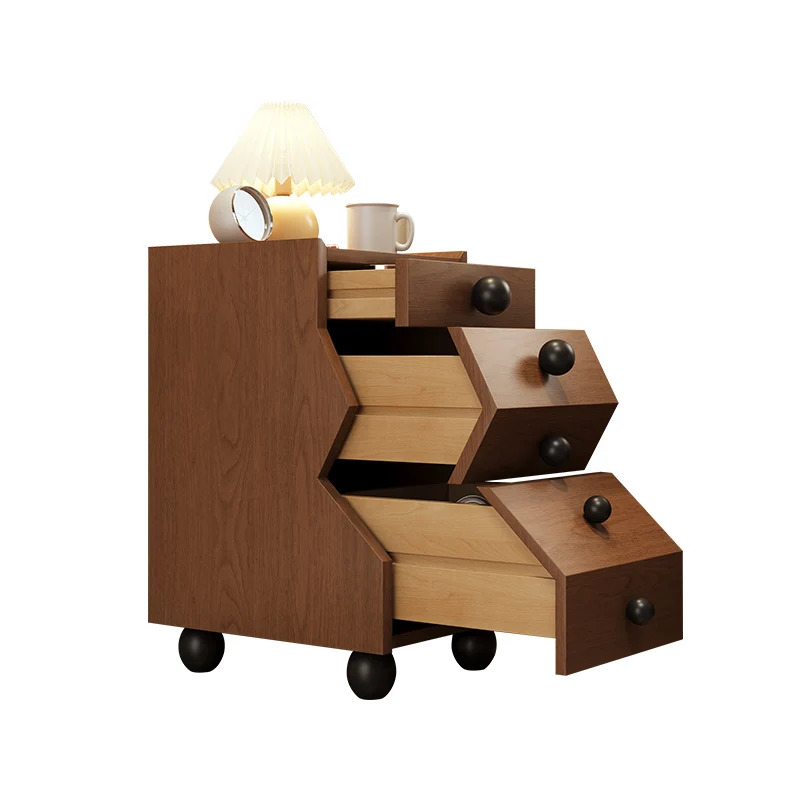 

Solid wood bedside table household bedroom bedside narrow crevice cabinet creative 30cm wide small cabinet 30cm narrow cabinet