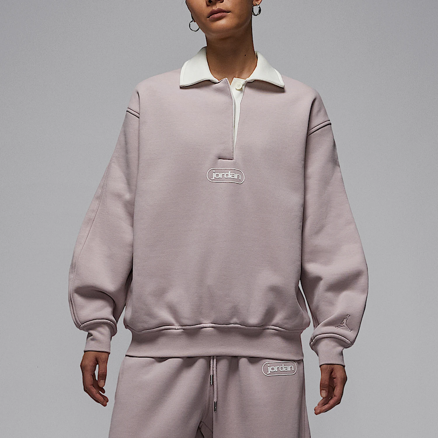 Nike genuine JORDAN women's collar pullover durable sports hoodie IF0997-627
