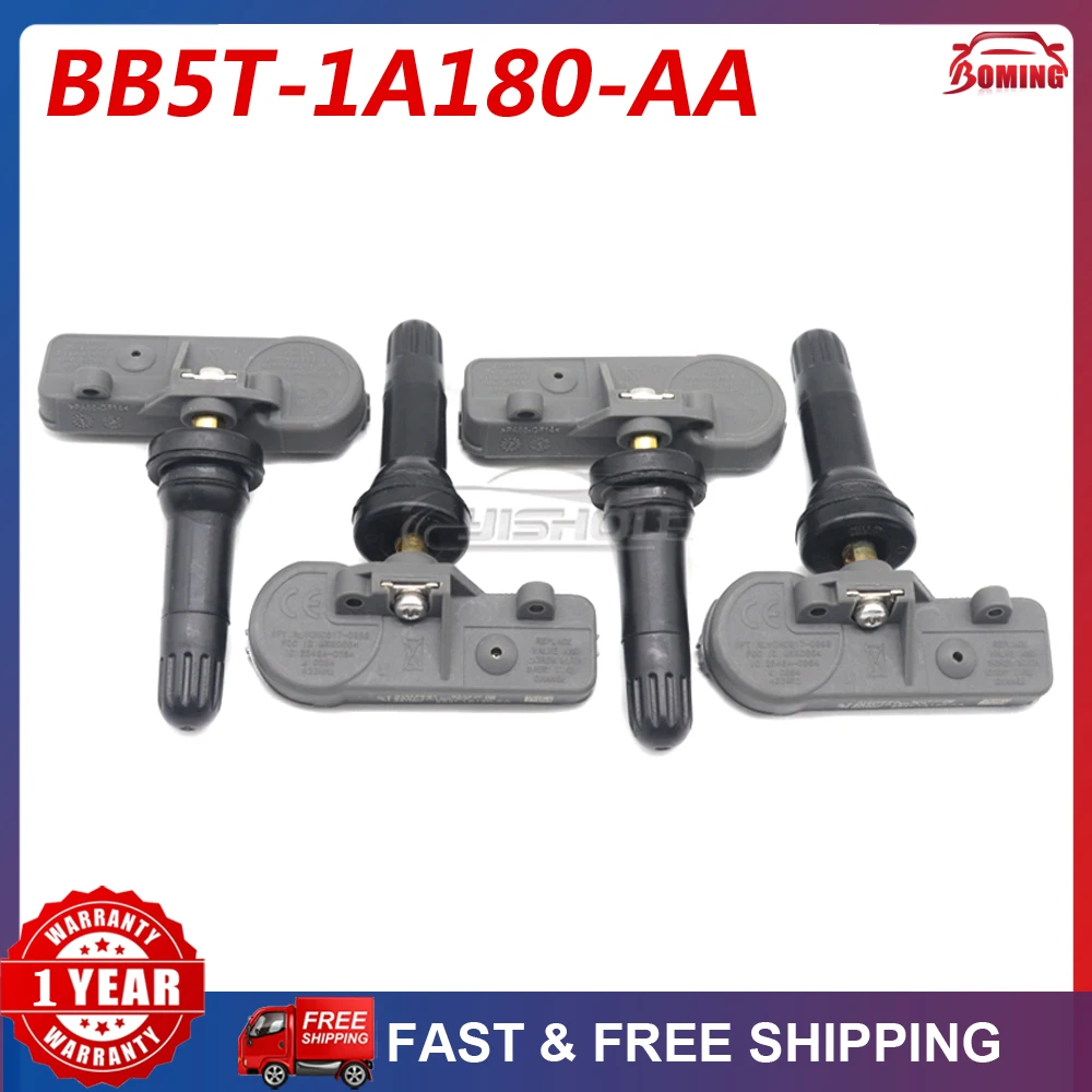 1/4 шт. датчик давления в автомобильных шинах TPMS BB5T-1A180-AA для Ford Transit Focus Fiesta Escort Escape C-Max B-MAX 433 МГц DV6T-1A180-AA