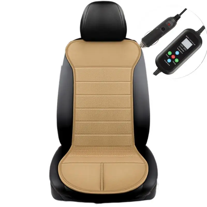 

Heated Car Seat Cushion Winter Auto Seat Cover Pad Comfortable And Breathable Seat Mat Heater For Small Car RV Sedan And SUV