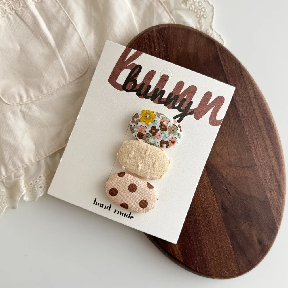 3 ピース/セット BB クリップ花柄バレッタ女の赤ちゃんヘアクリップヘアピンヘアグリップ韓国のファッションヘアアクセサリー子供帽子