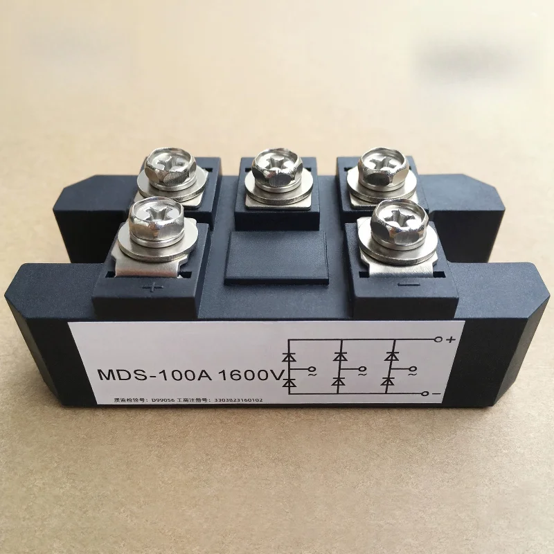Three Phase Bridge Rectifier Module MDS100A 1600V Power Rectifier
